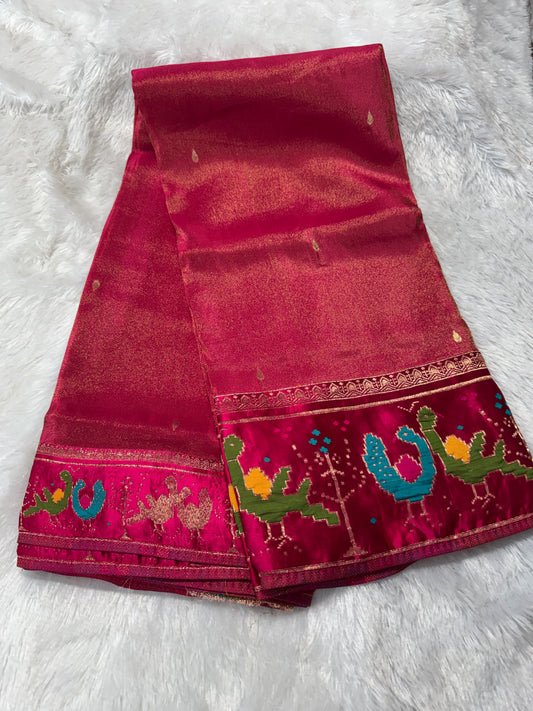 Banaras tissue georget sarees-SR1244C