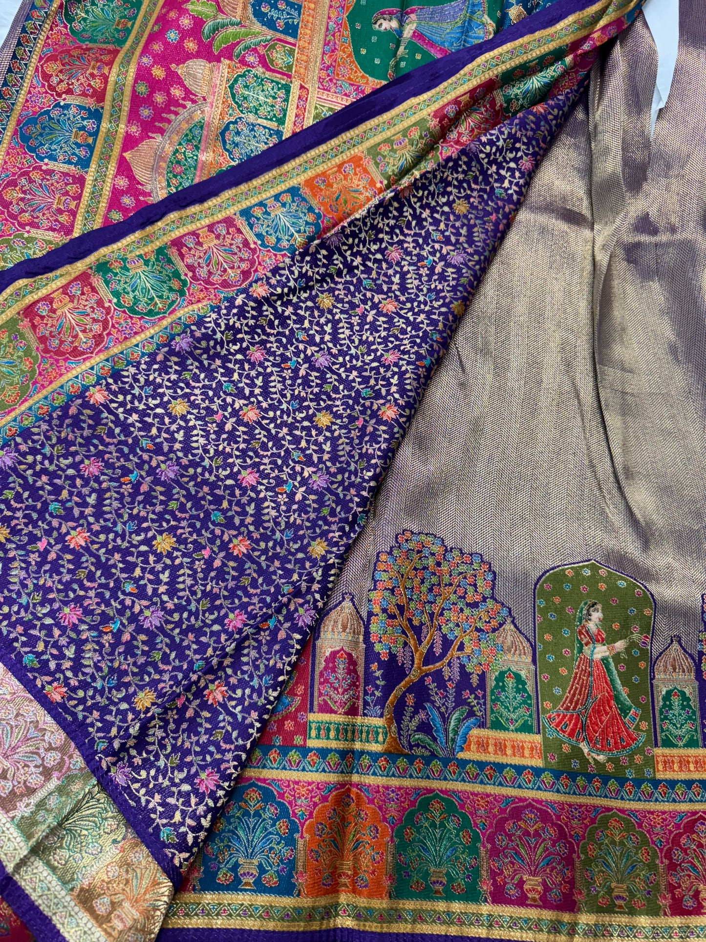 Pashmina saree-SR1117D