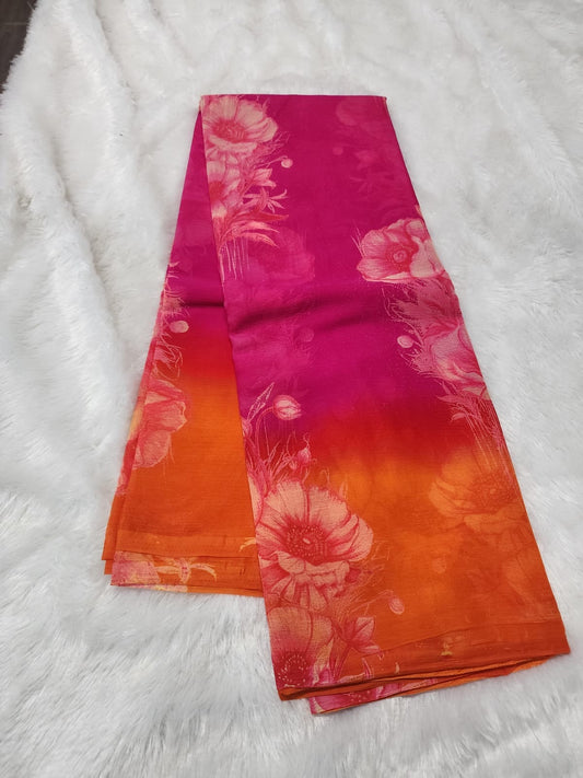 Chiffon digital 2D sarees-SR1235E