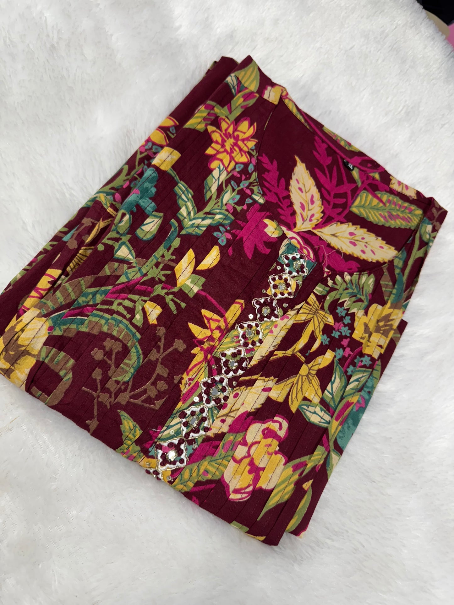 Jaipur cotton Aline frock -SRS051B