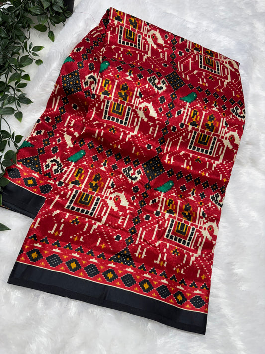 Chinor silk Patola saree-SR1138