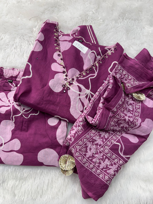 Premium cotton suit set-SRSP005