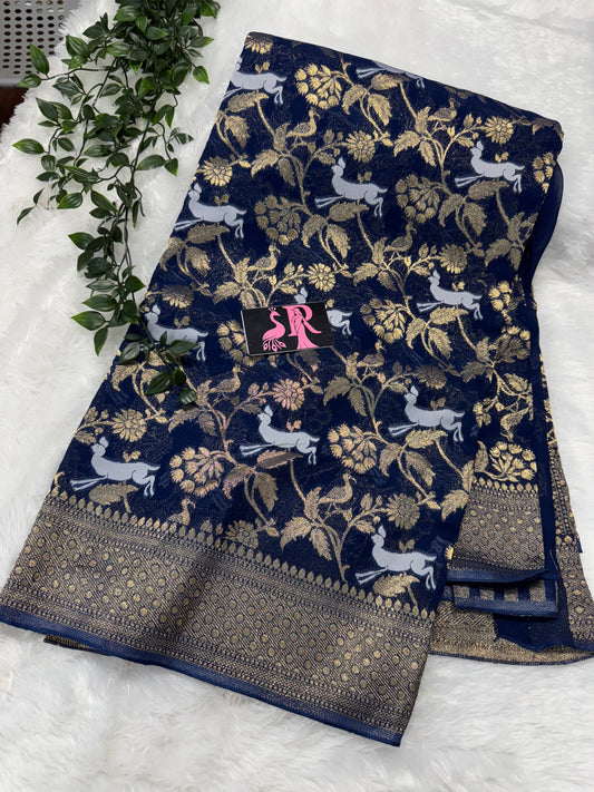 Banarasi Khaddi Georget-SR1084A