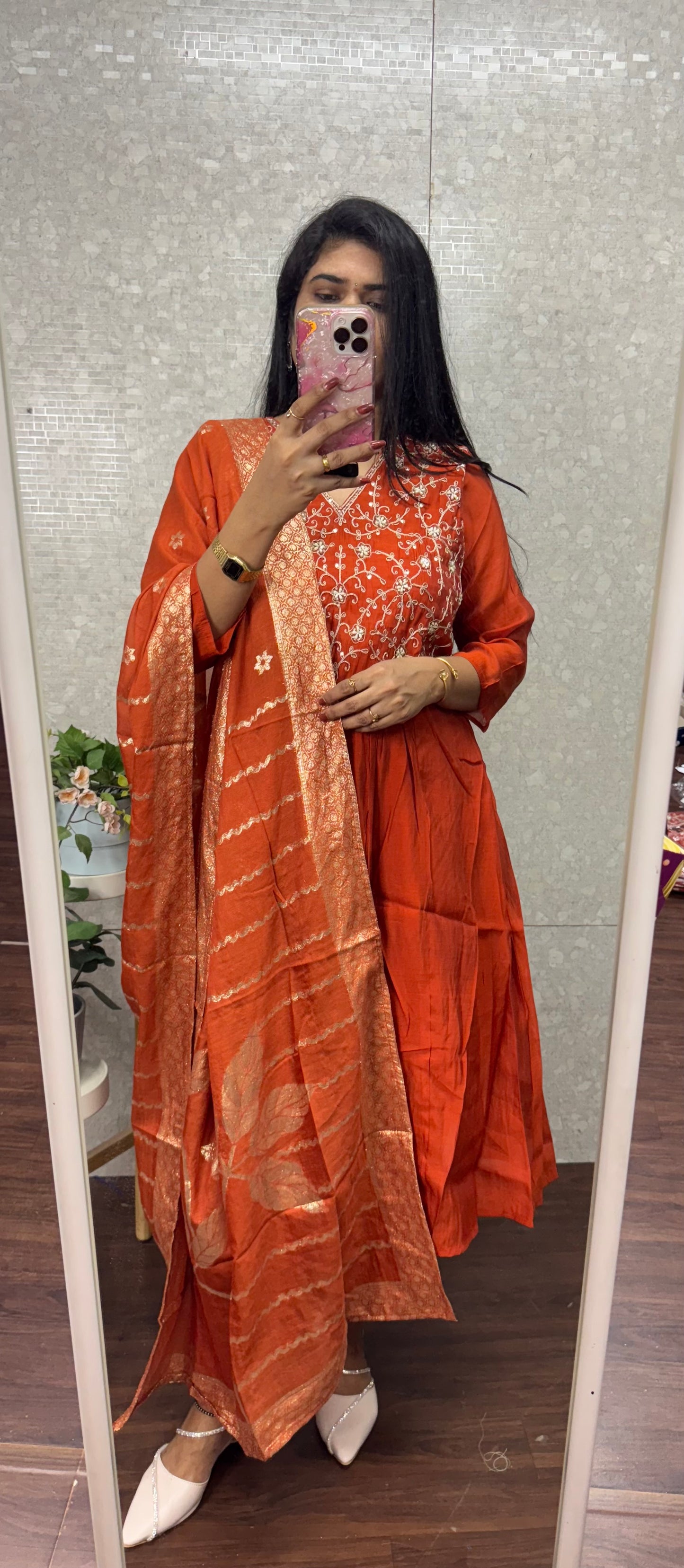 Mulchanderi suit-SRS016