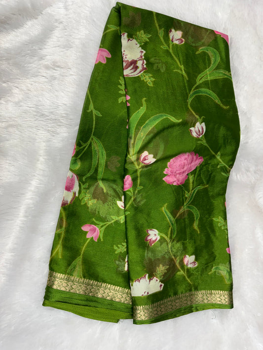 Chinnon digital print saree-SR1210D