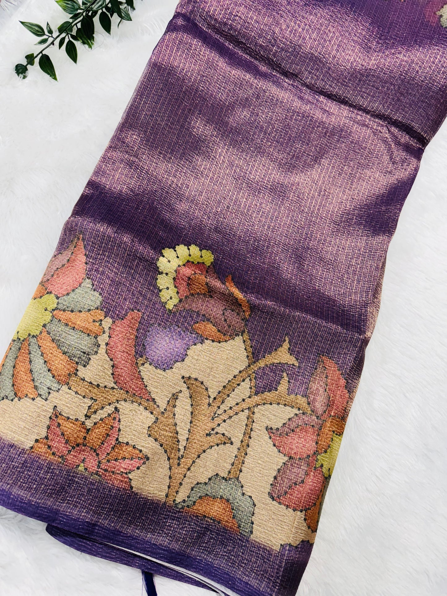 Crush Kota Kalamkari saree-SR1089F