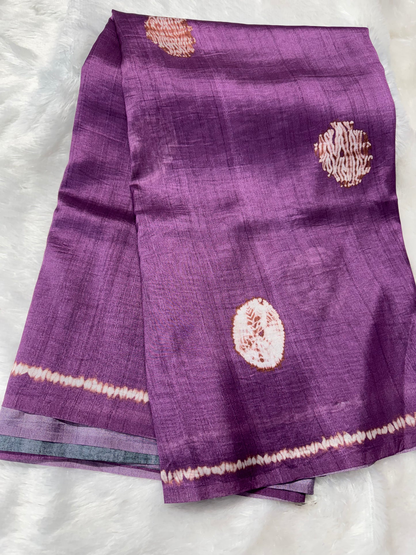 Tassar Crepesilk saree-SR1180F