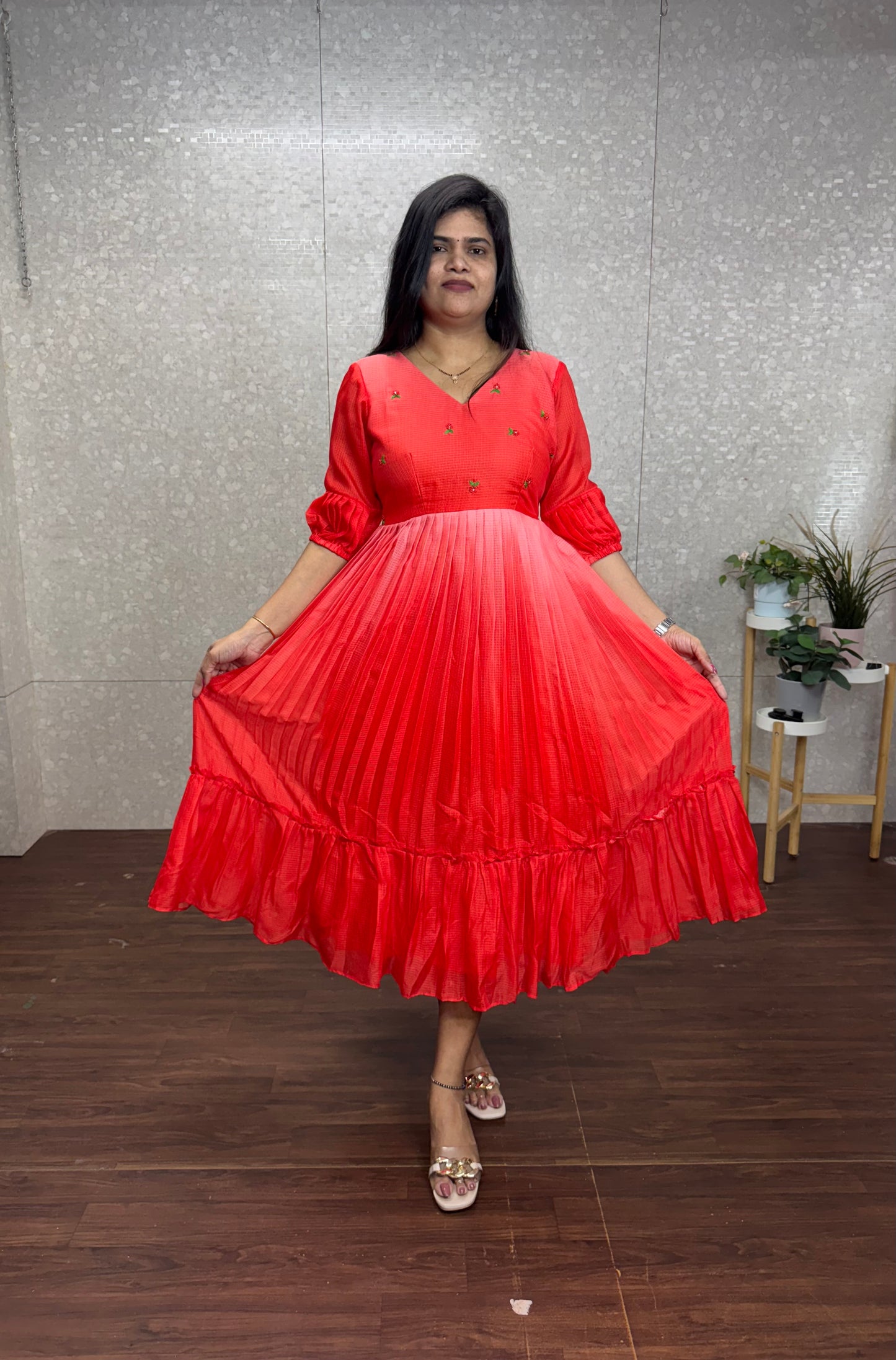 Kota ombré frocks-SRF1011D