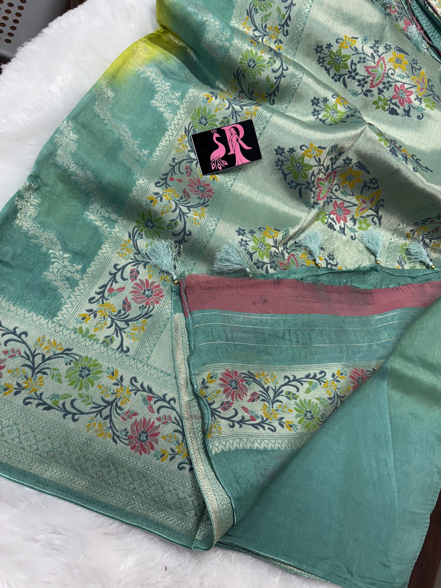 Pure Munga Tassar Paithani-SR1081B