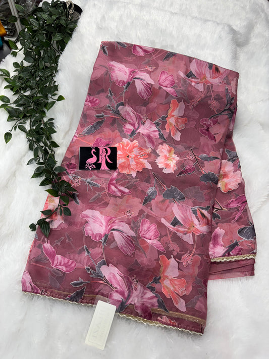 Designer Brasso Saree-SR1051E