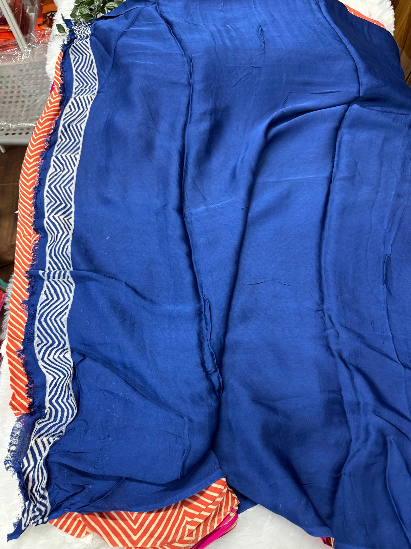 Pure modal silk saree-SR1021B