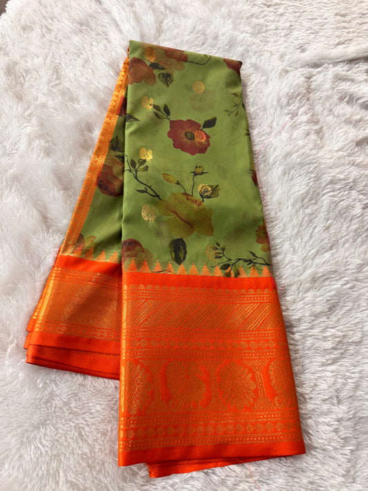 Digital Gadwal saree-SR1279E