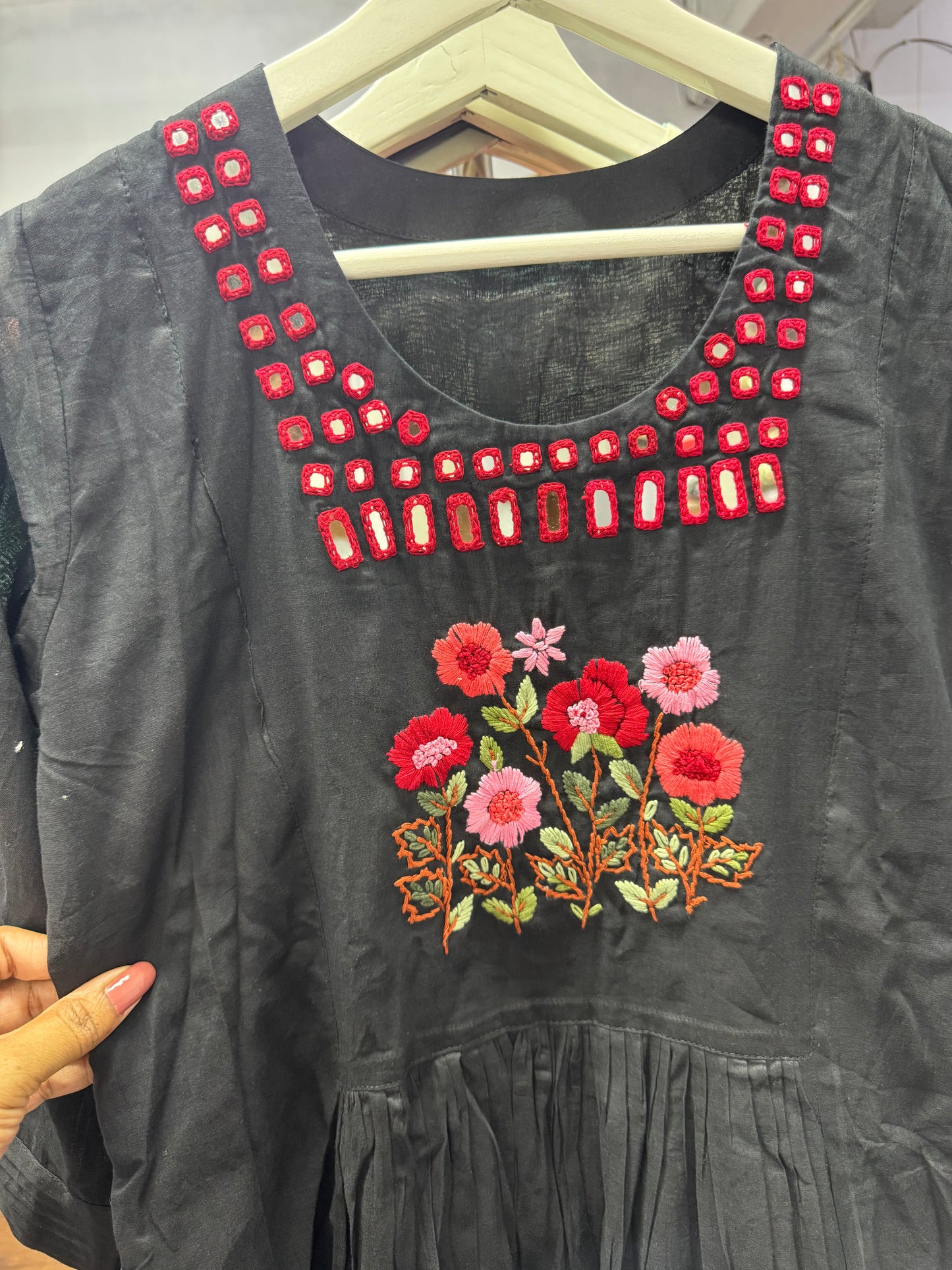 Pure mulmul cotton frocks-SRF2005B