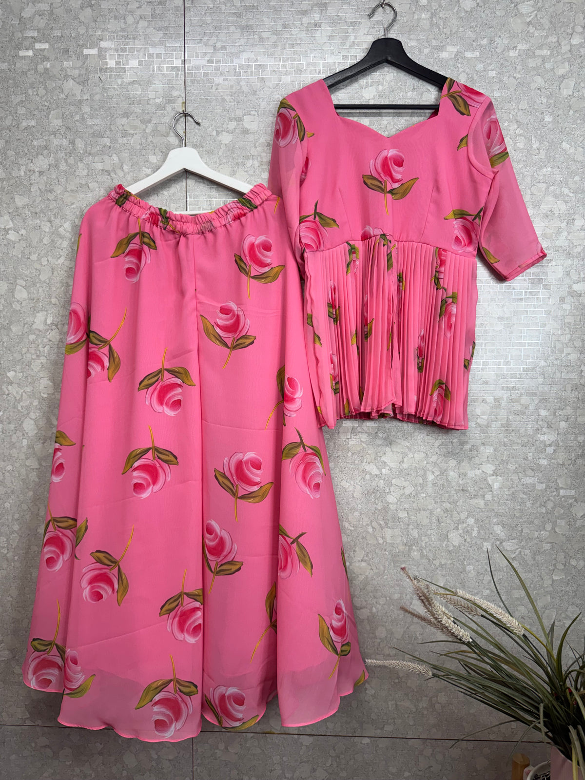 Georget peplum set-SRP002O
