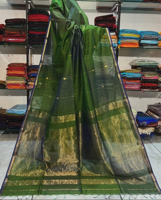 Handloom Maheswari silk sarees-SR1298C