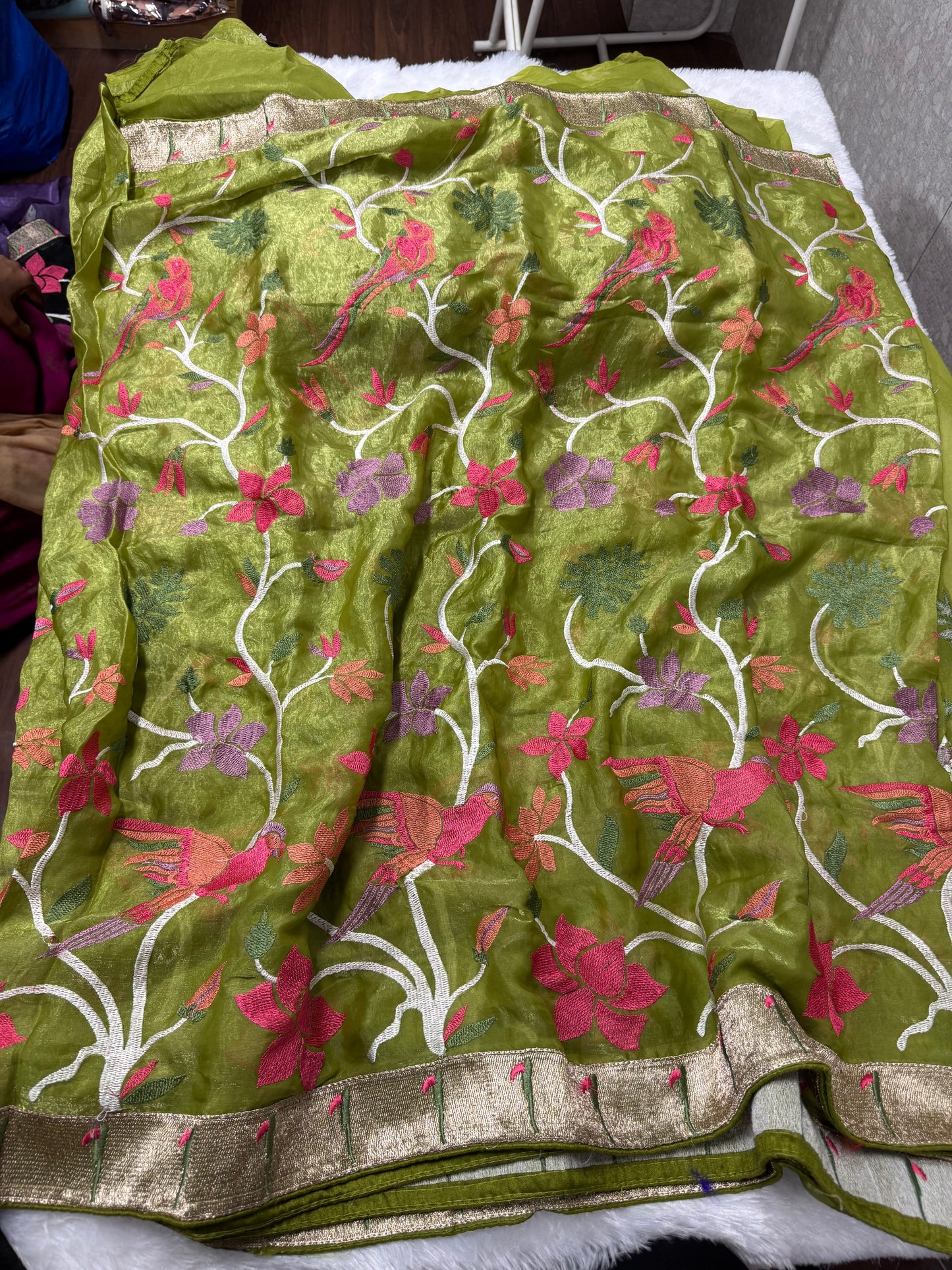 Space silk saree-SR1018D