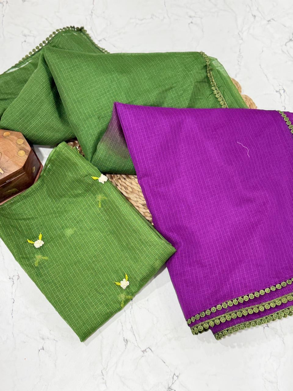 Dual shade Kota saree-SR1225B