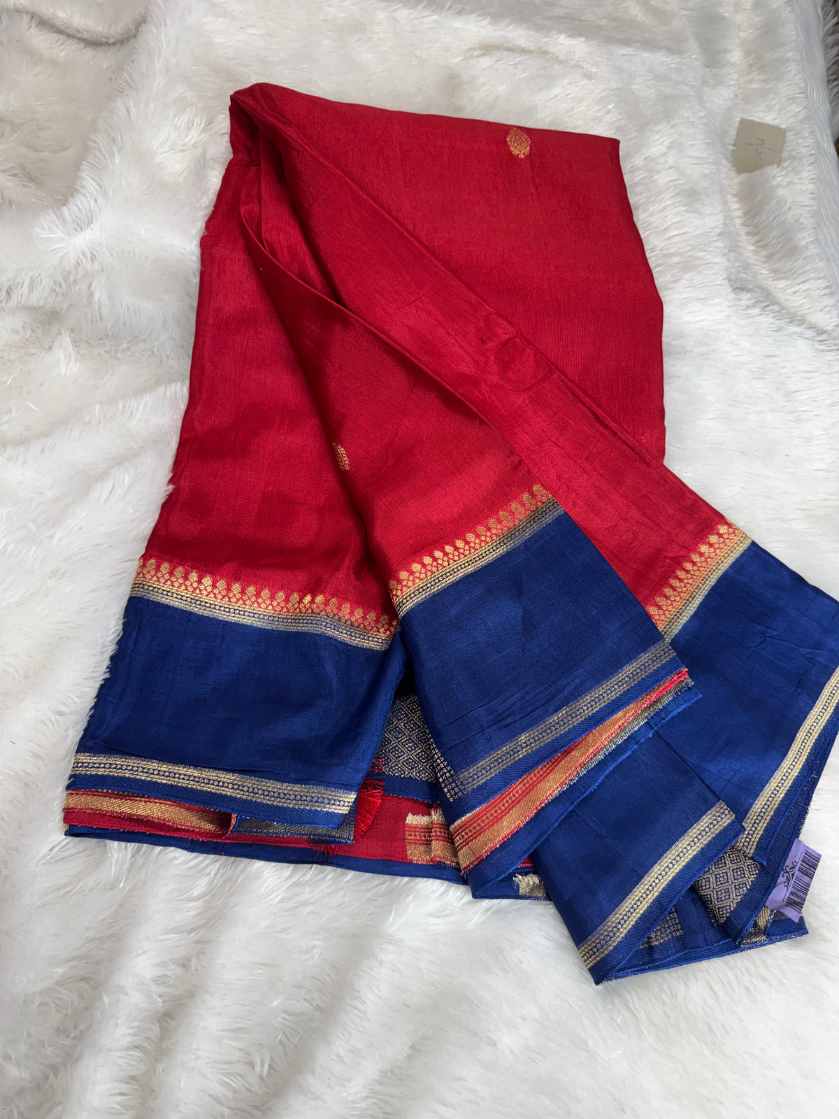 Russian crepe vintage sarees-SR1320