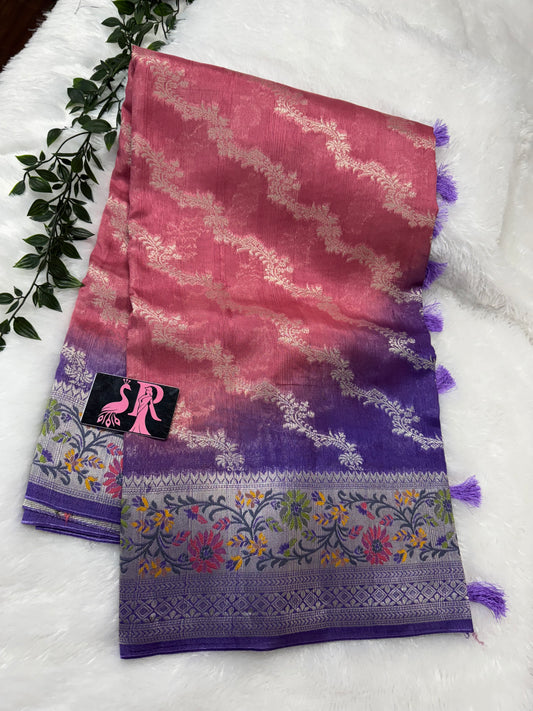 Pure Munga Tassar Paithani-SR1081C
