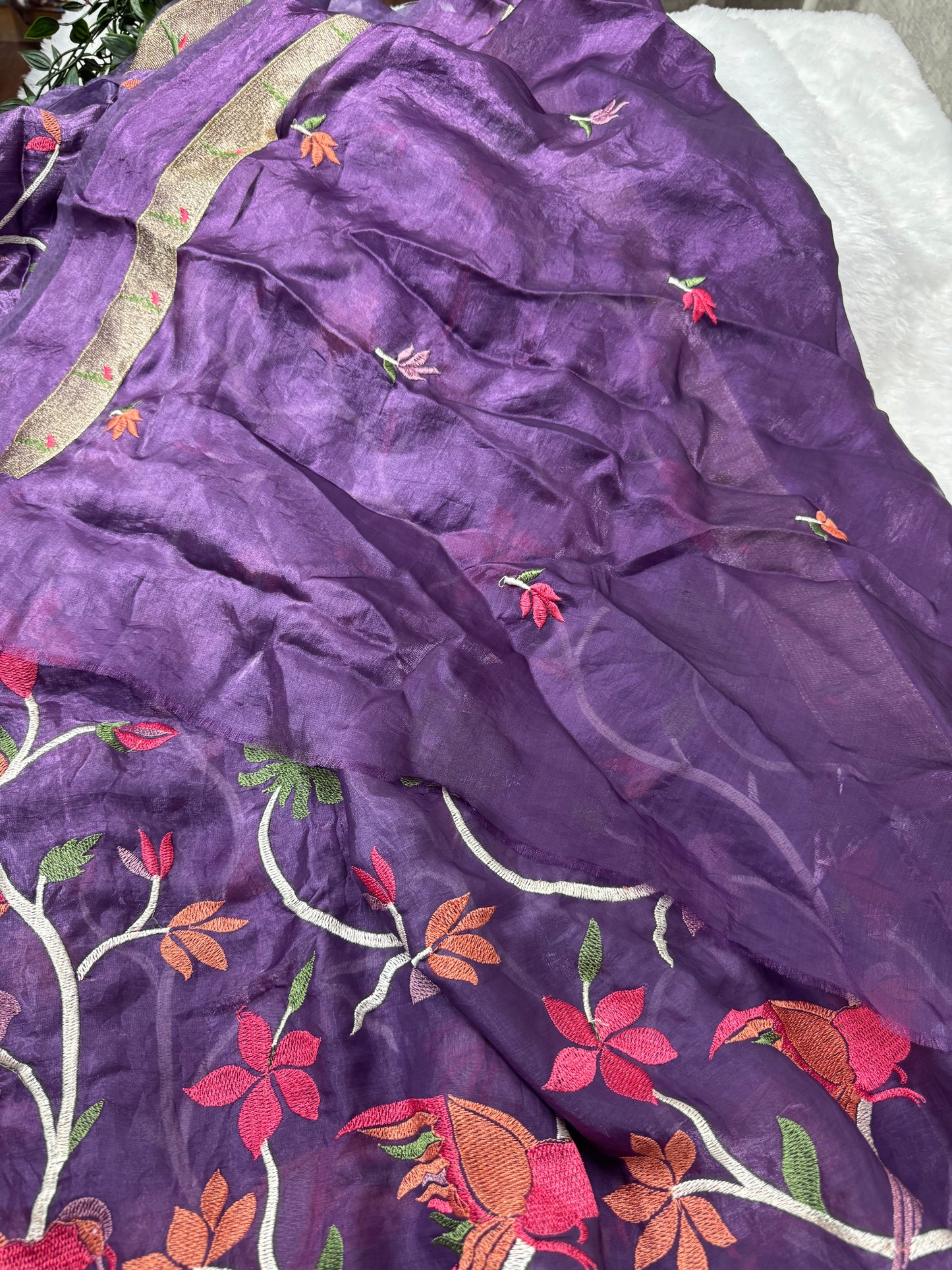 Space silk saree-SR1018B