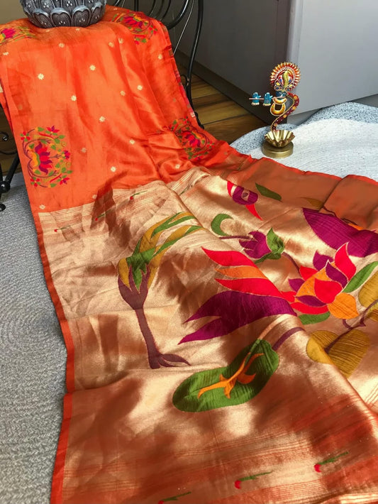 Tissue paithani saree-SR1257