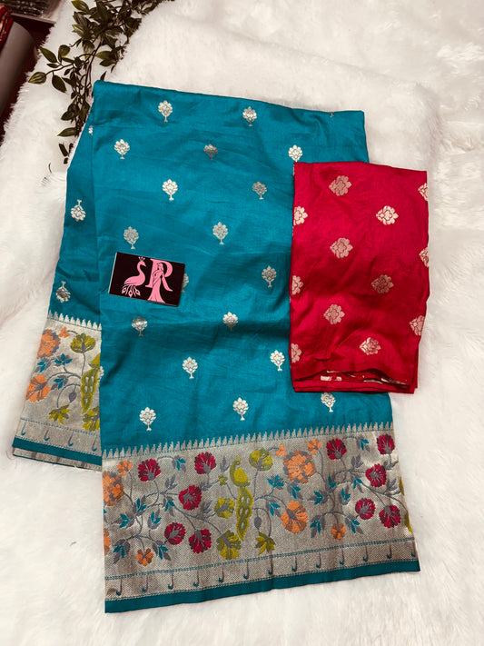 Munga silk Paithani-SR1066B