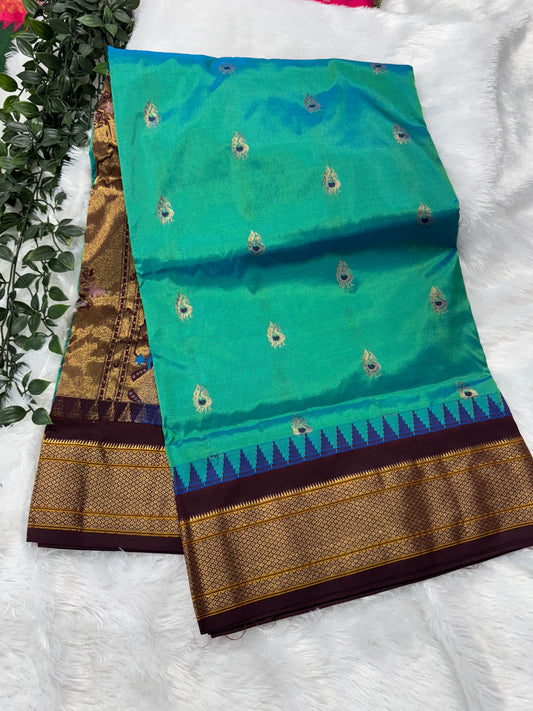 Narayanpet pattu saree-SR1154G