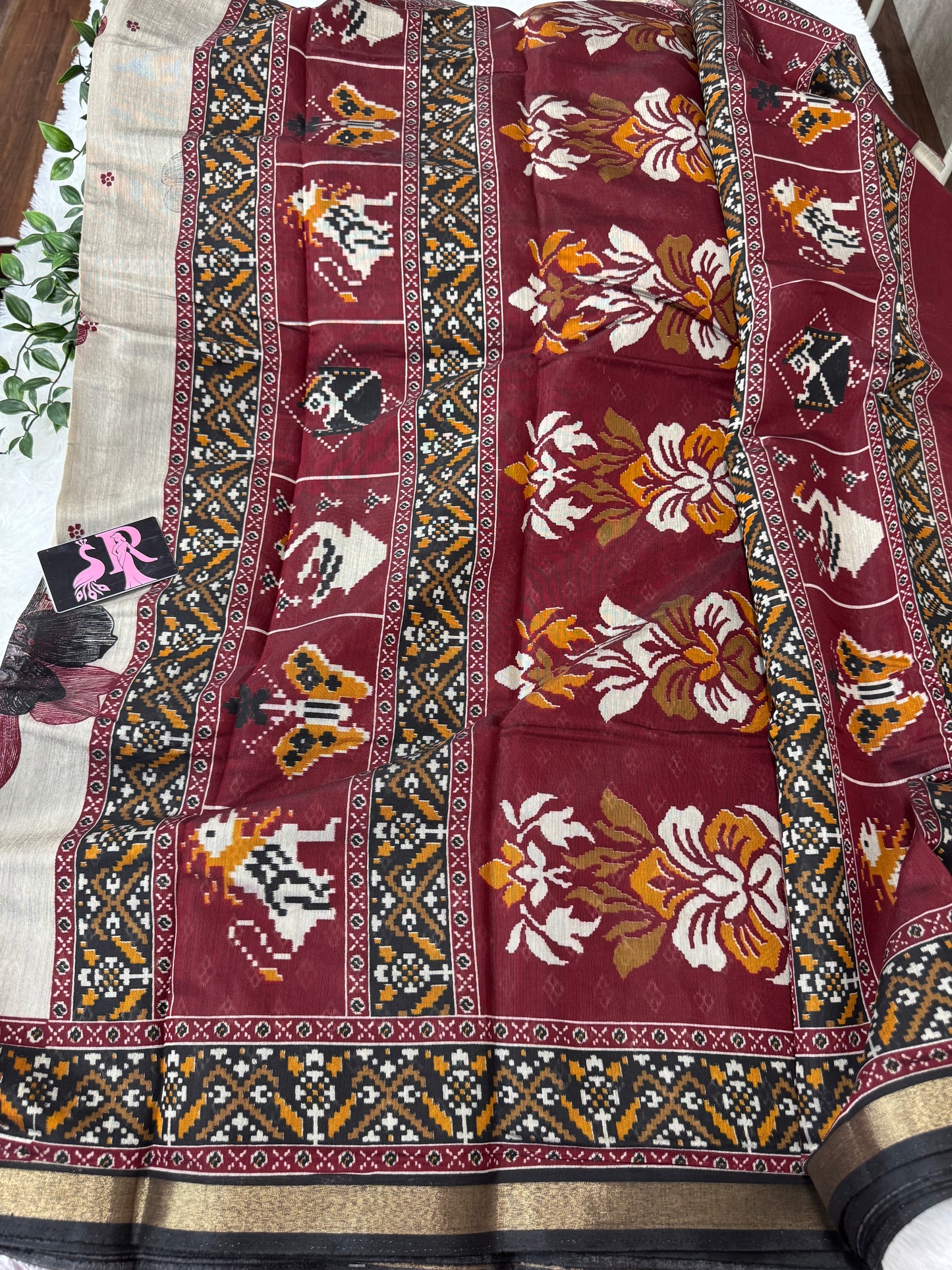 Mashru silk saree-SR1033A