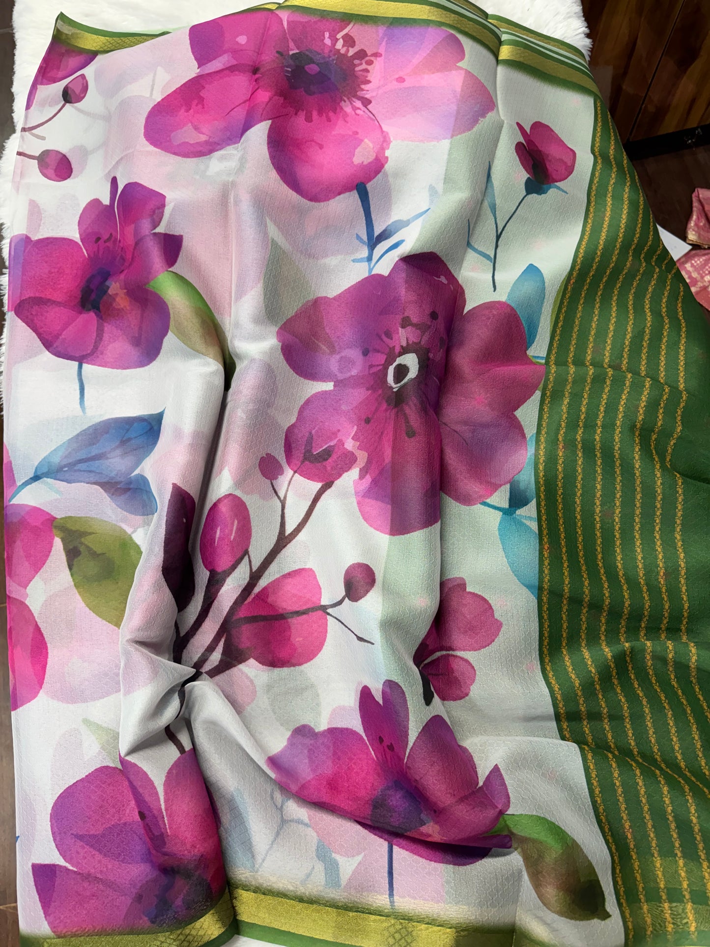 Fancy Georget saree-SR1188B