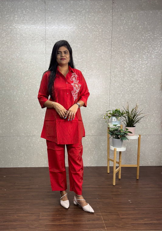 Tissue striped cord set-SRC009