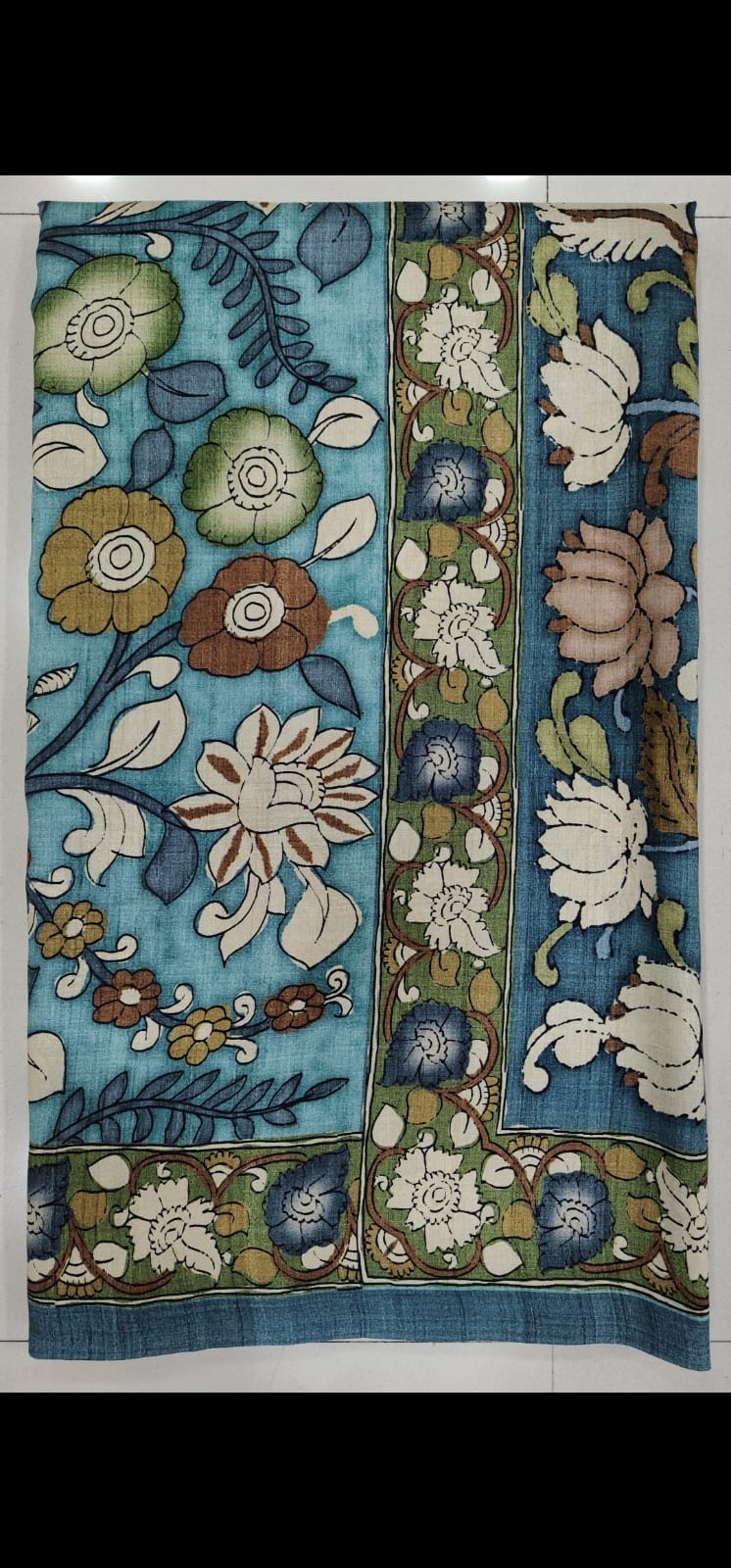Lavanya silk kalmakari saree