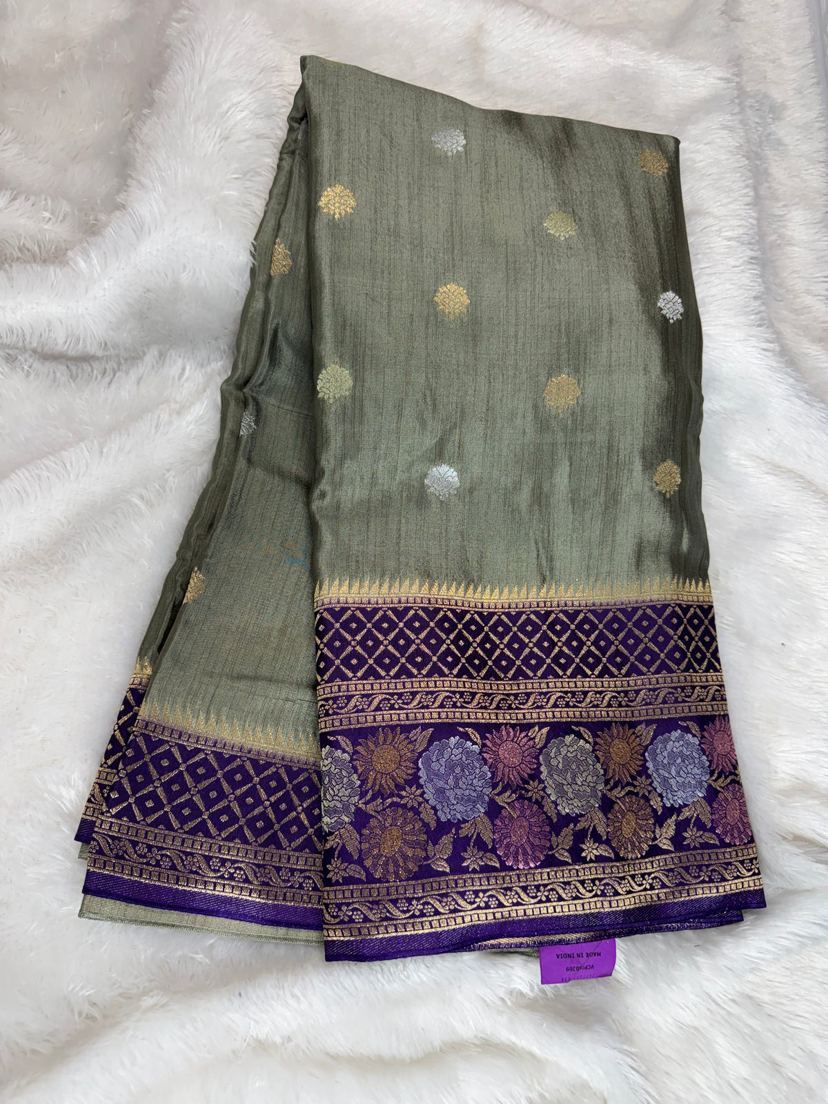 Handloom matka silk saree-SR1318