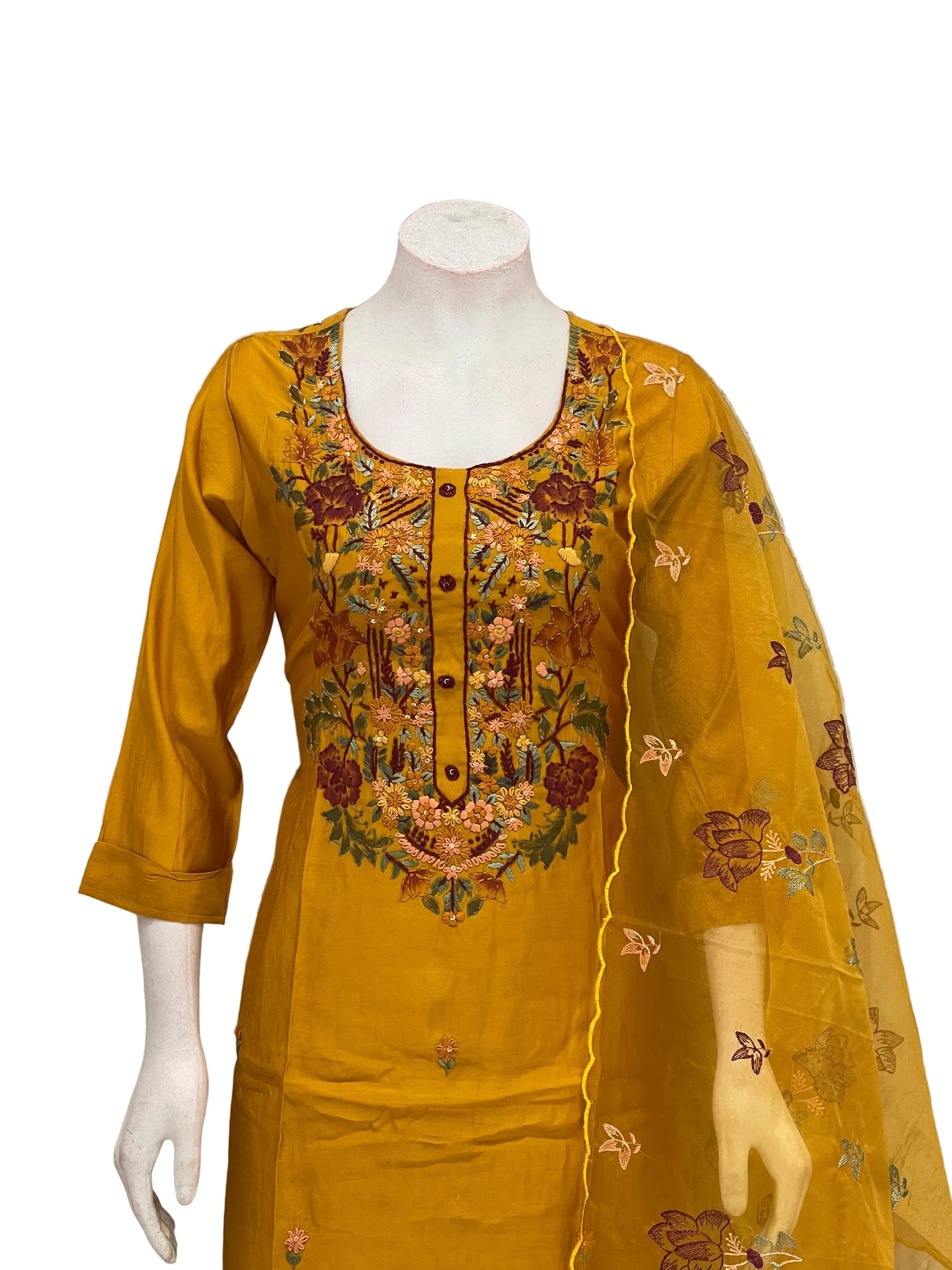 Chanderi silk suits-SRS1152B