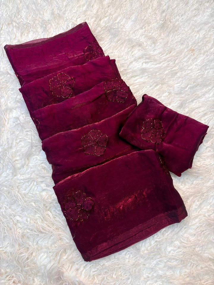 Space silk sarees-SR1307