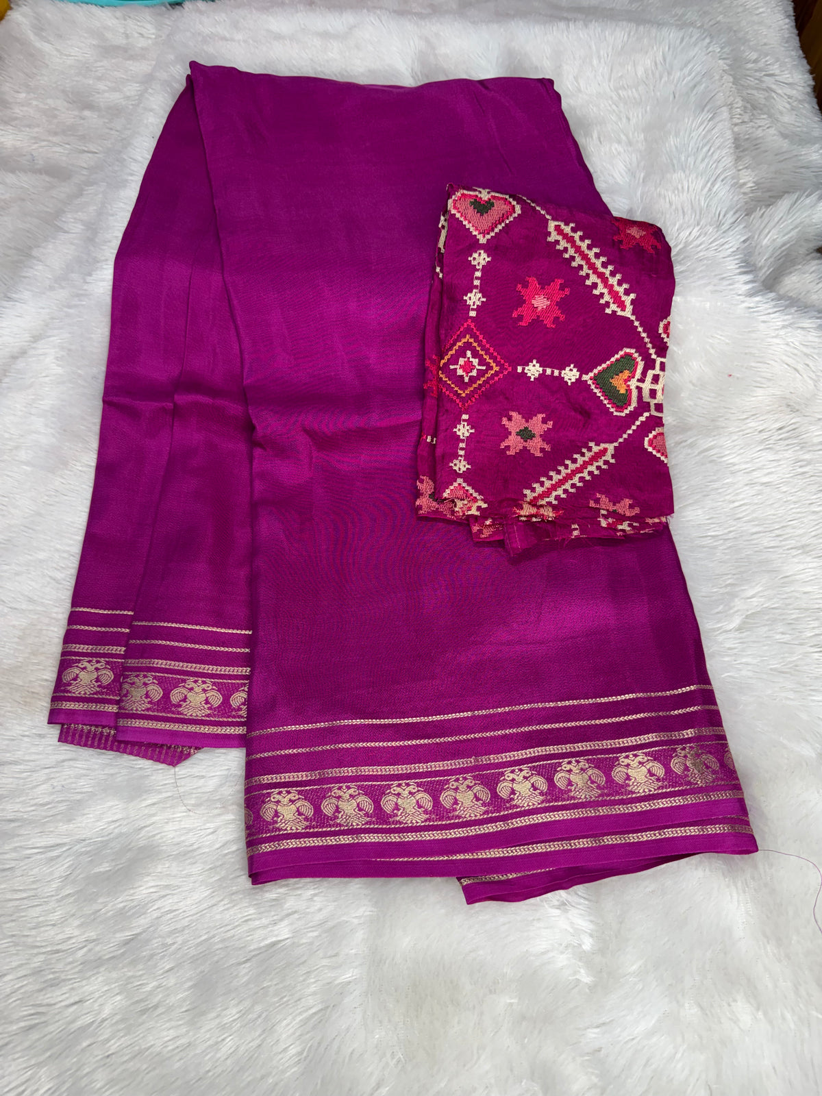 Mysore crepe saree-SR1340E
