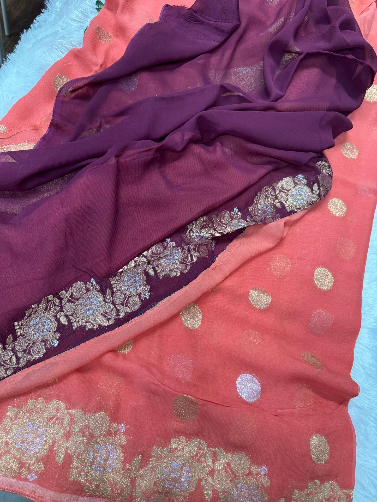 Pure Banarasi Georget -SR1083B