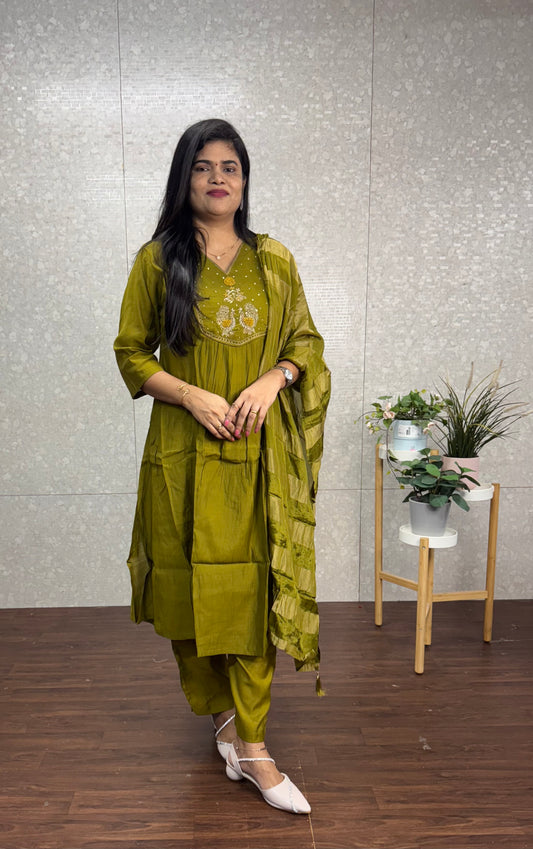 Pure mulchanderi suits-SRM002