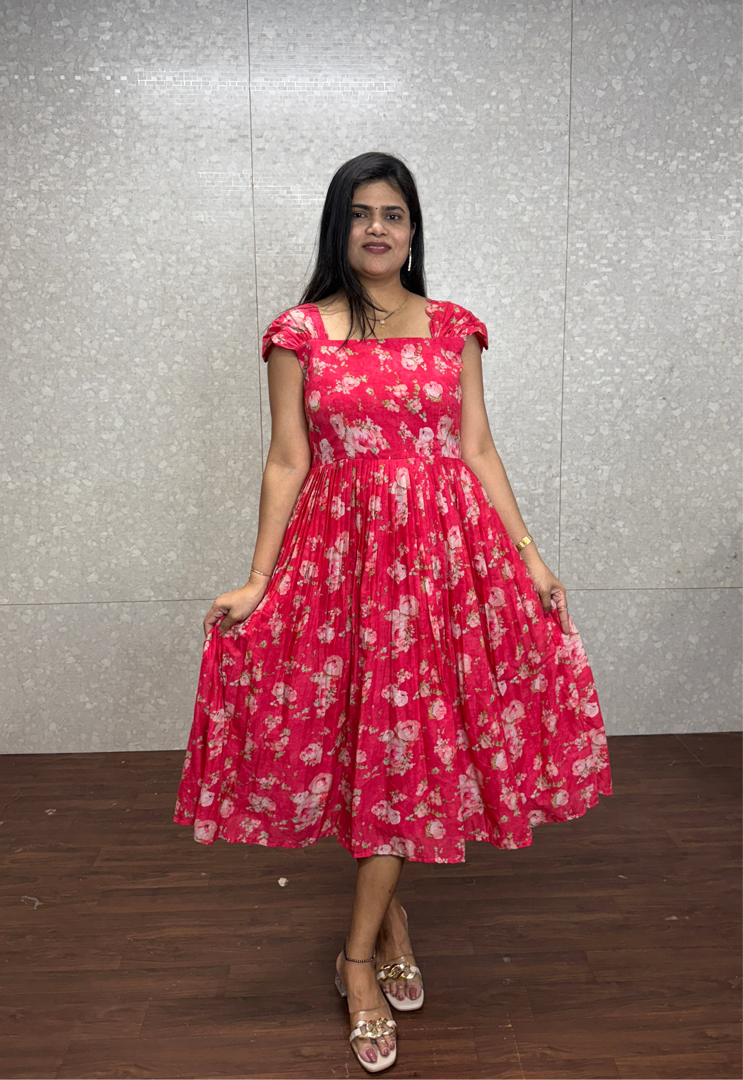 Mulmul cotton frocks-SRF1010B