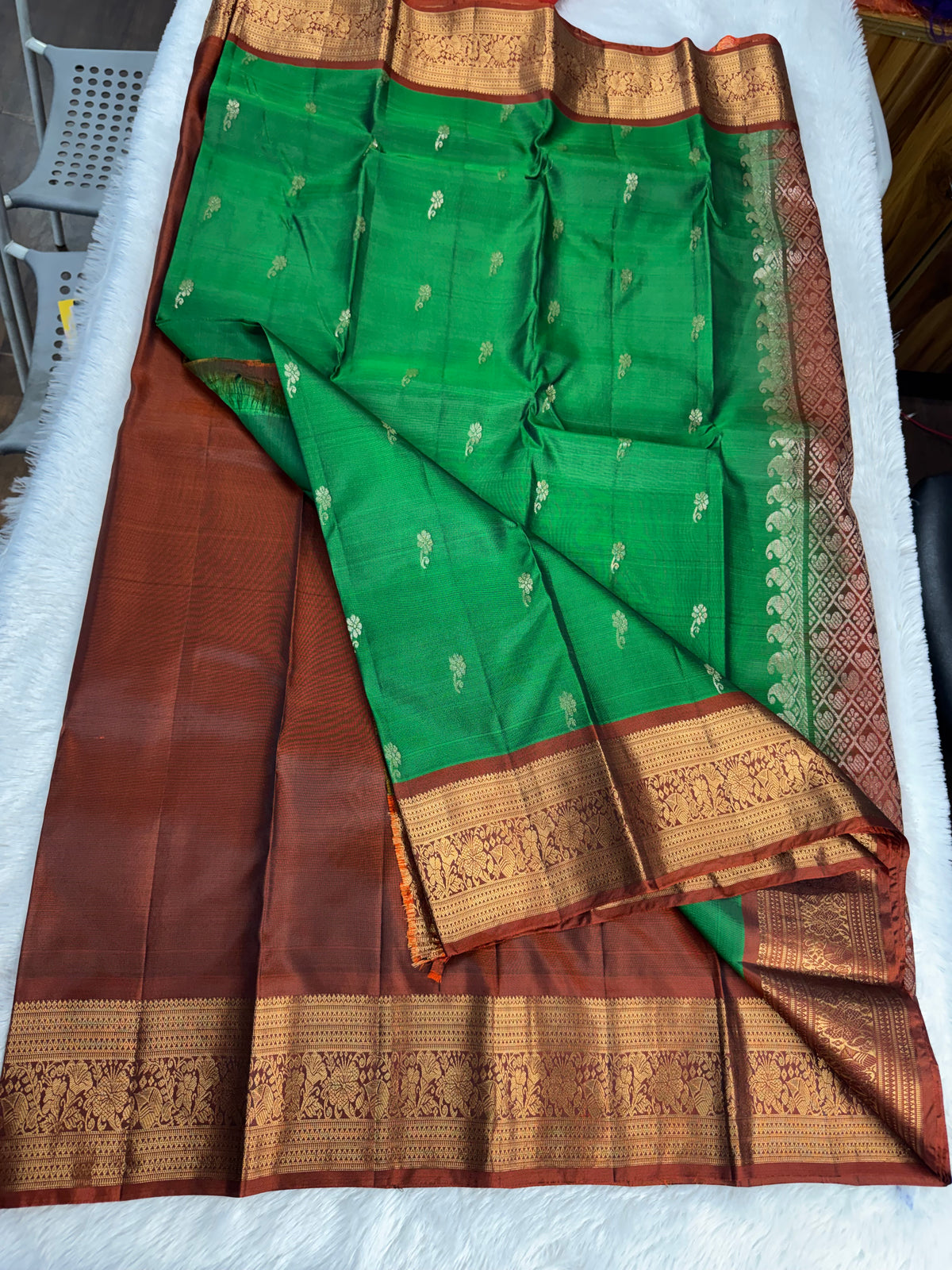Handloom Kanchipattu saree-SRKP11