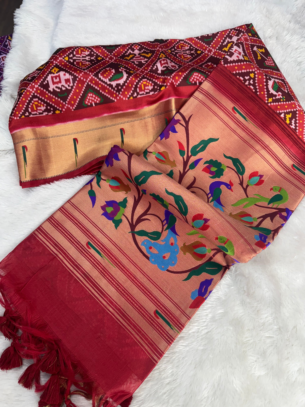 Patola paithani fusion saree-SR1324D