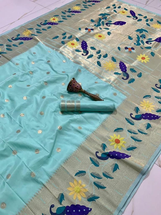 Paithani pattu saree-SRP105A