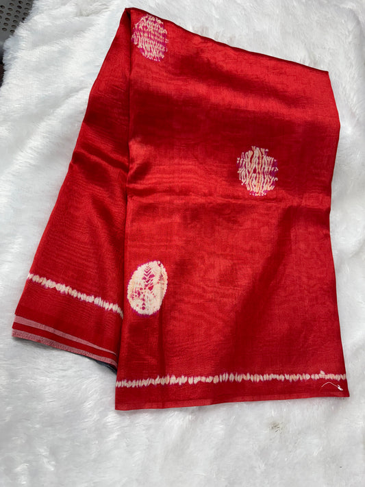 Tassar crepe silk saree-SR1177H