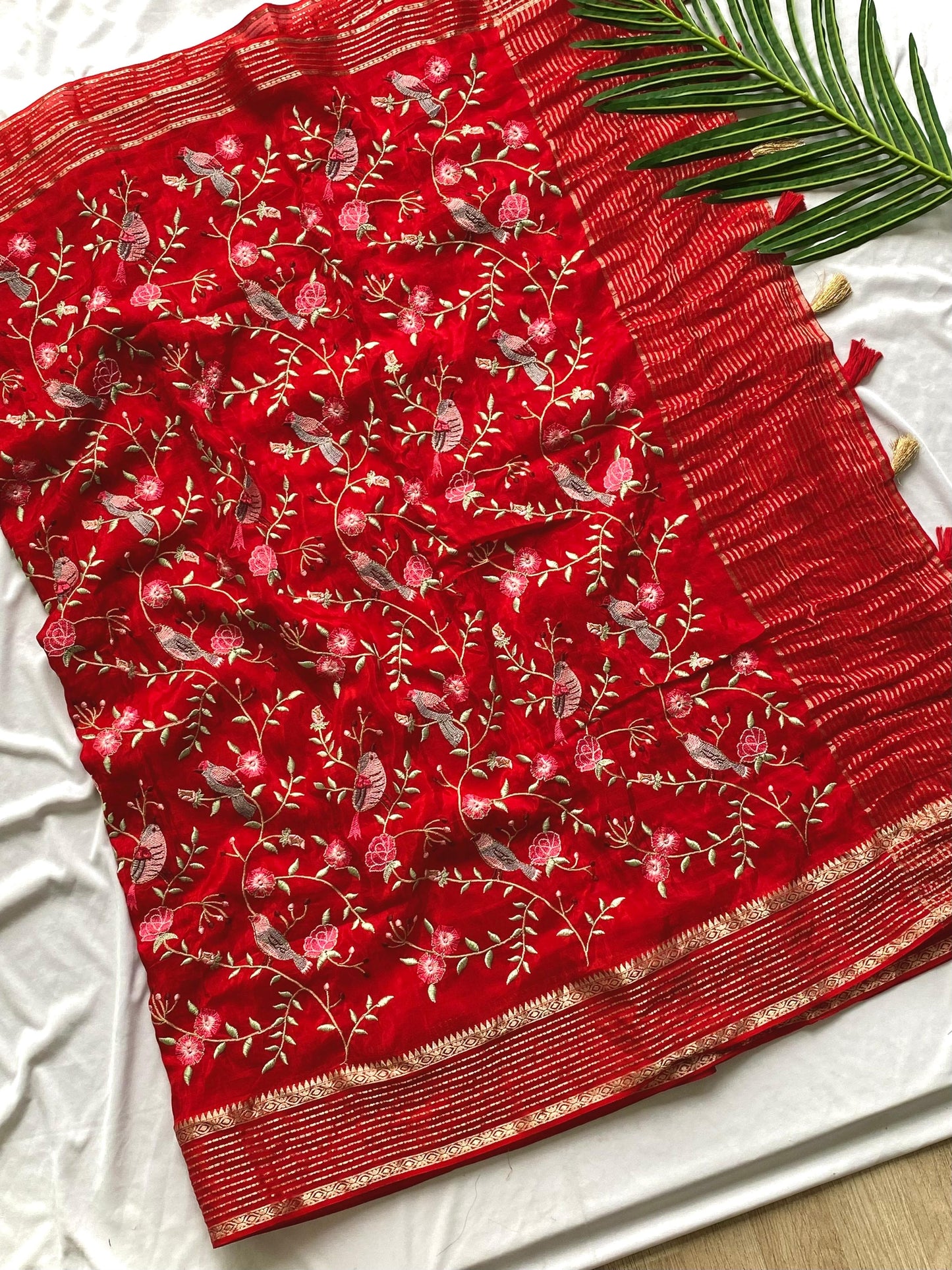H.O silk saree-SR1063E