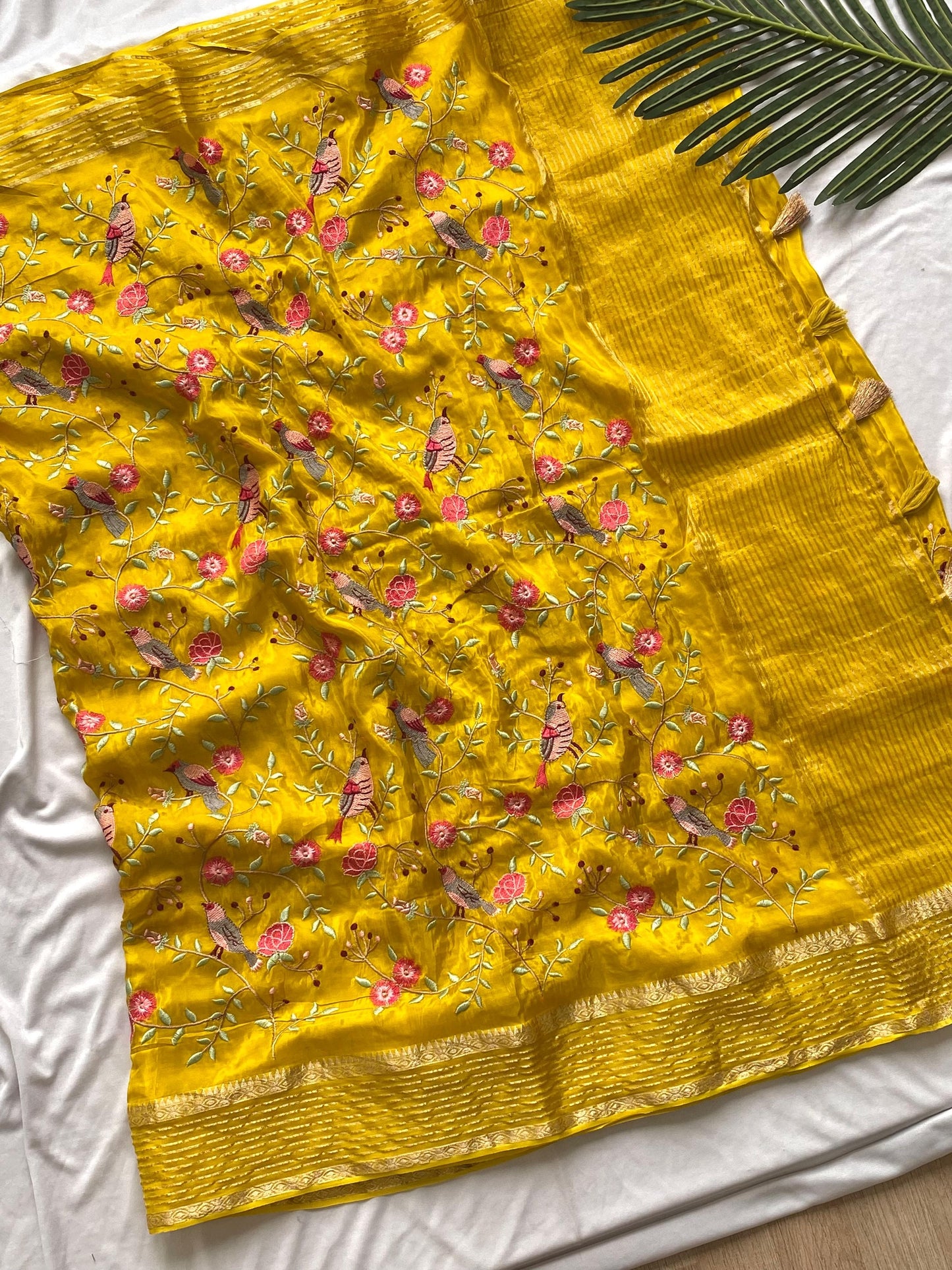 H.O silk saree-SR1063B