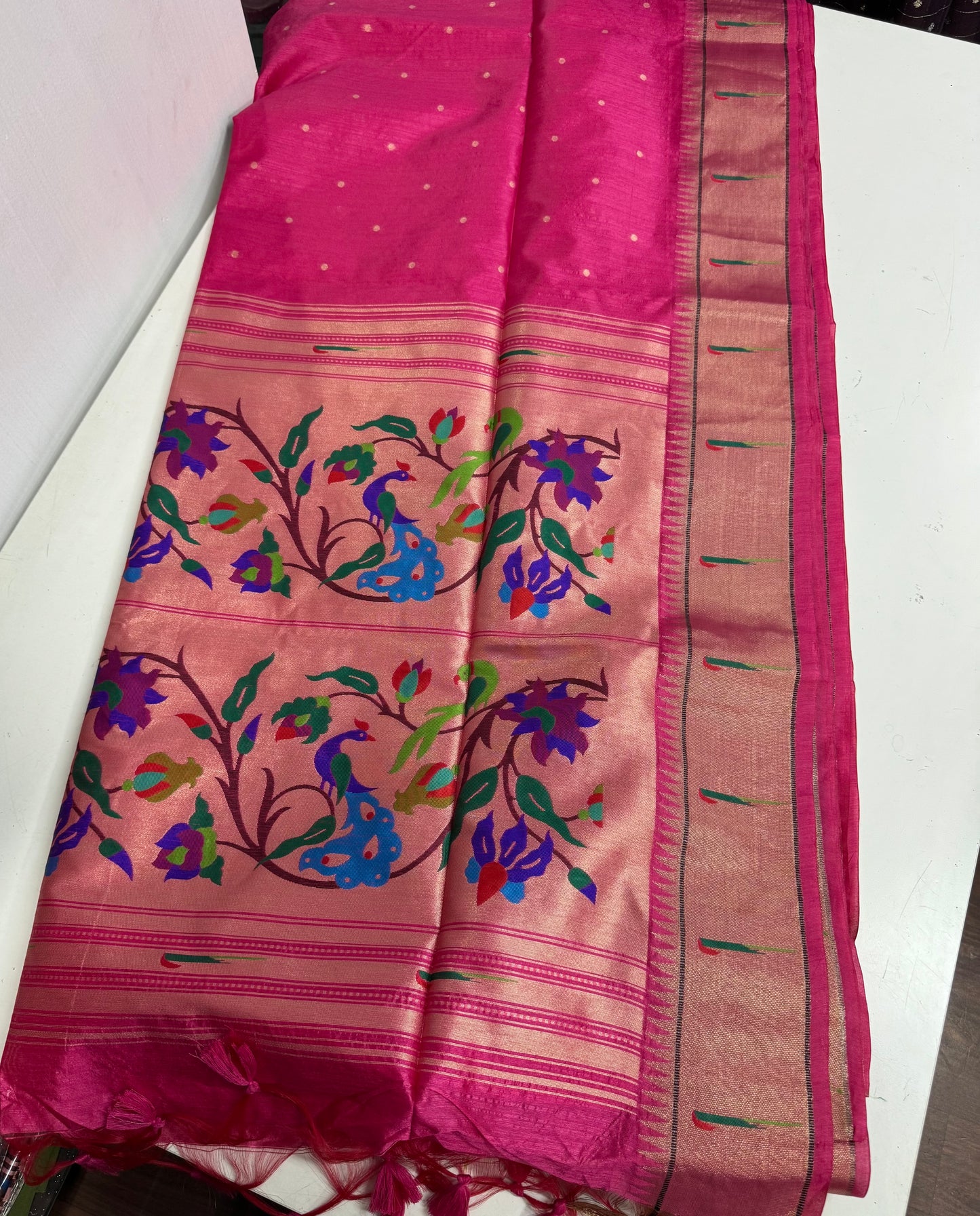 Tassar Paithani saree-SR1171A