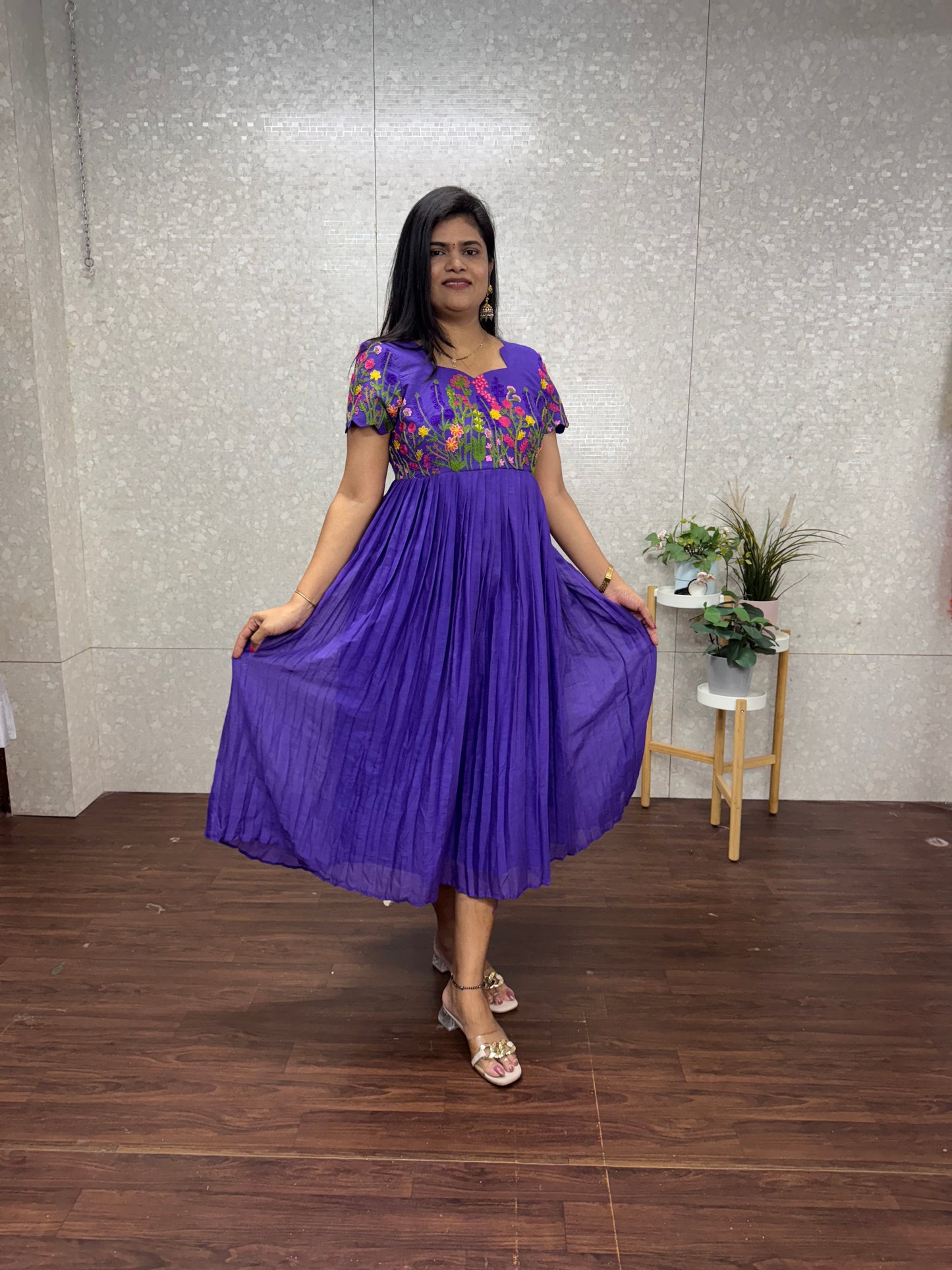 Mulcotton frock -SRF1020B