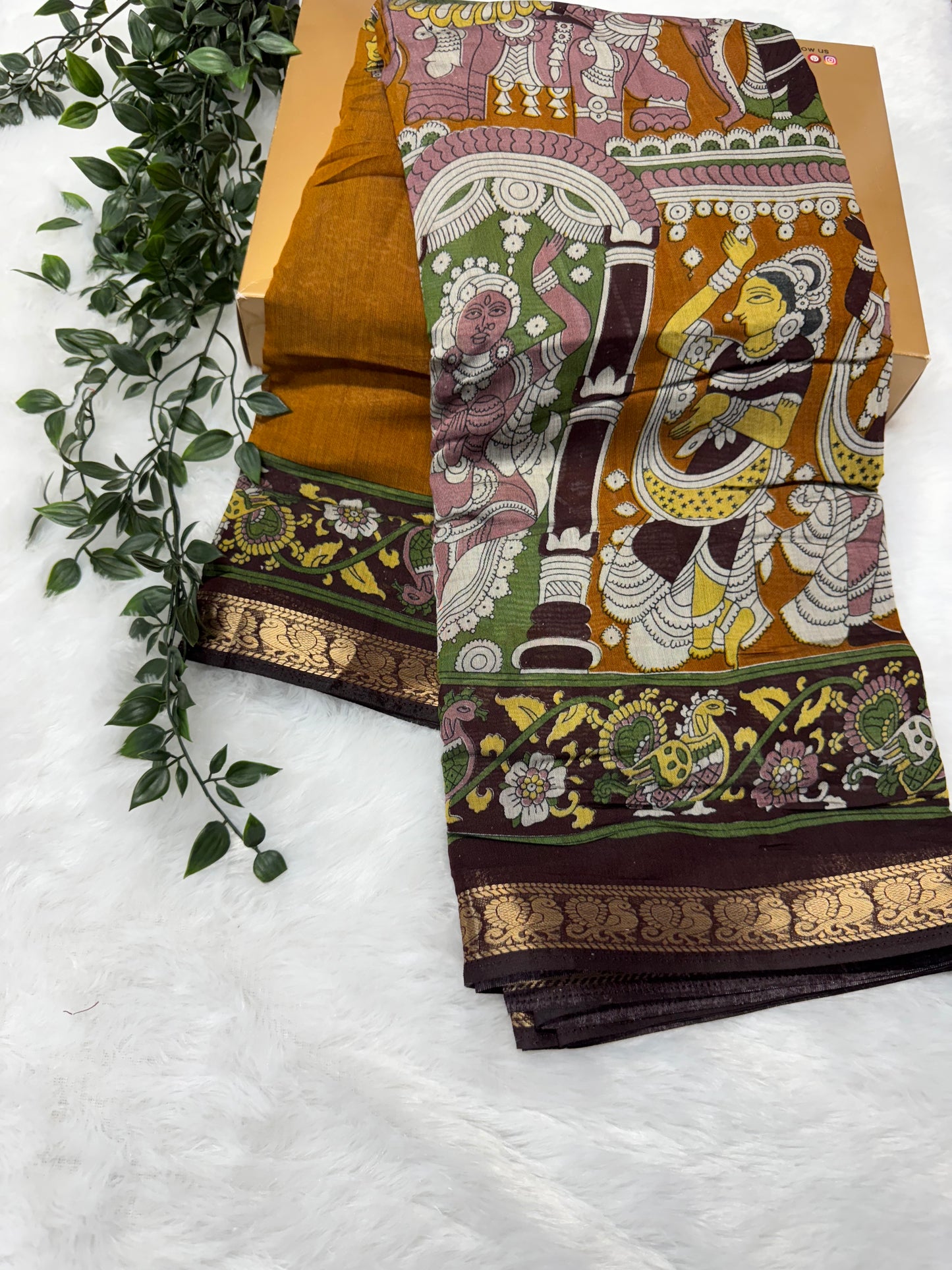 Kalamkari Saree-SR1010A