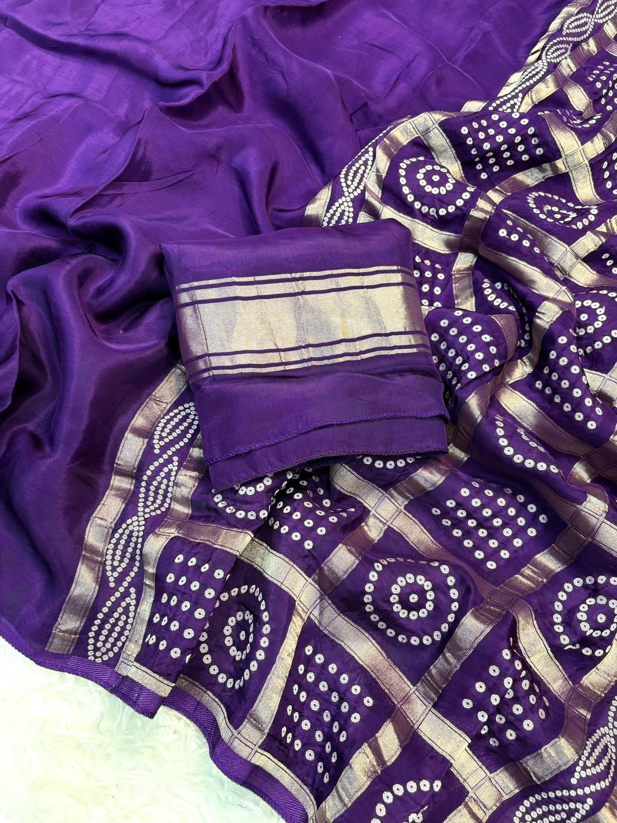 Crepe silk fancy saree-SR1296D