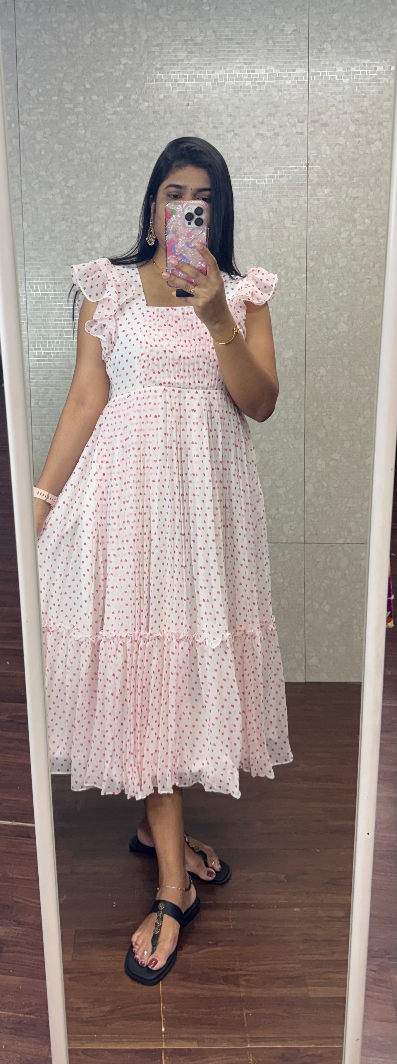 Little hearts frock -SRF1053C