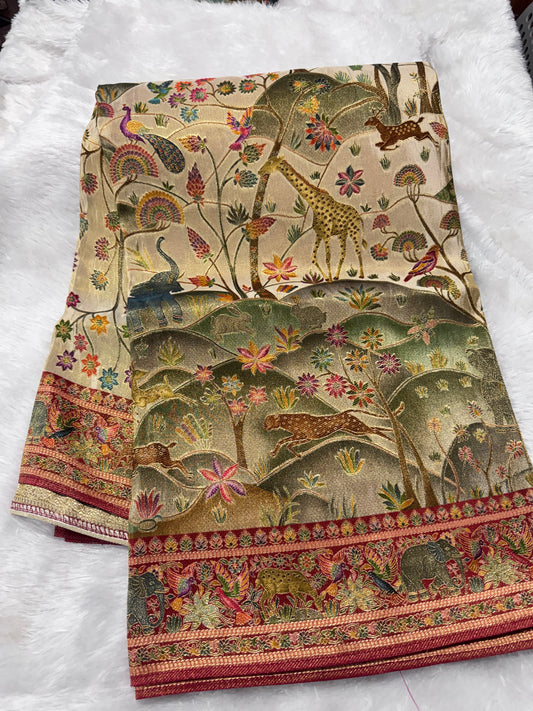 Banarasi tissue Georget saree-SR1269C